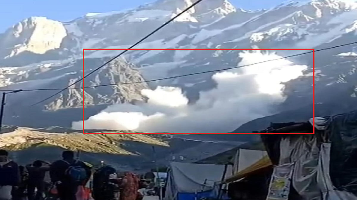 उत्तराखंड: केदारनाथ धाम में फिर एवलांच, लोगों की अटकी सांसें