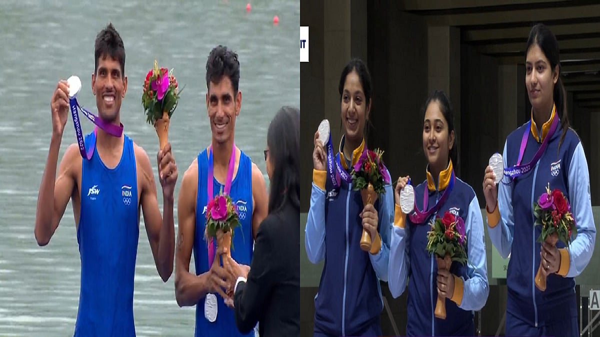 Asian Games 2023: एशियन गेम्स में भारत की शानदार शुरुआत, शूटिंग और रोइंग में जीता सिल्वर मेडल