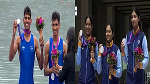 Asian Games 2023: एशियन गेम्स में भारत की शानदार शुरुआत, शूटिंग और रोइंग में जीता सिल्वर मेडल