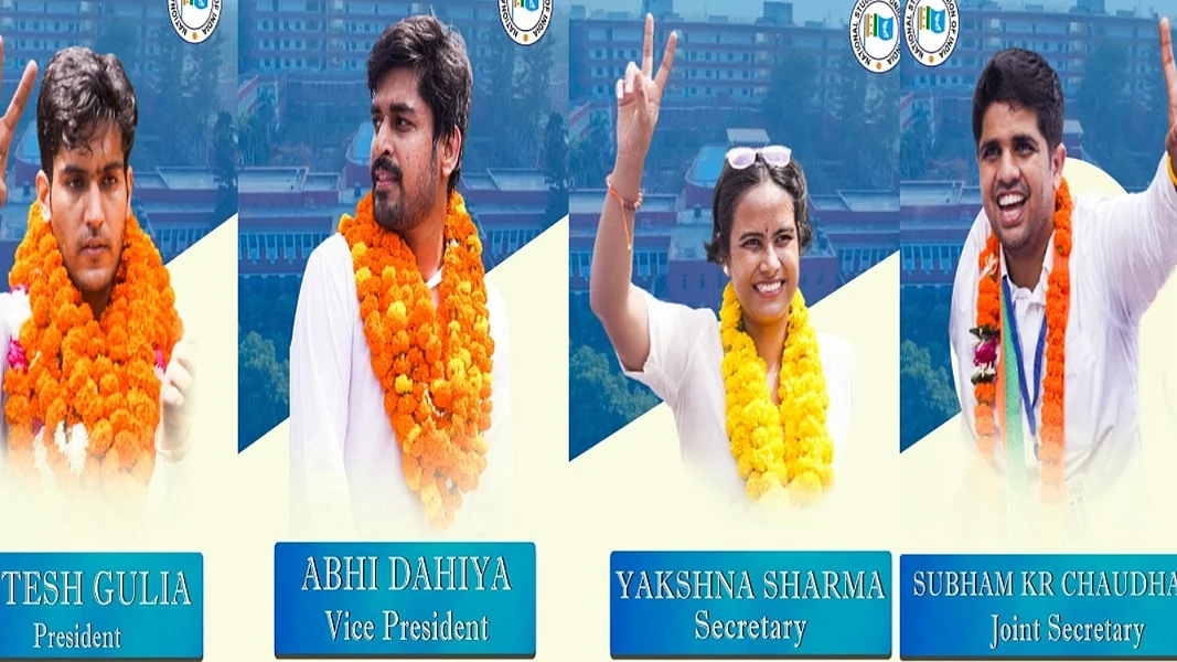 DUSU चुनाव के लिए NSUI ने उम्मीदवारों का किया ऐलान