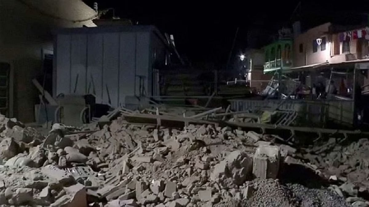 मोरक्को में शक्तिशाली भूकंप से भीषण तबाही, अब तक 296 लोगों की मौत, कई इमारतें जमींदोज, मलबे में दबे लोग