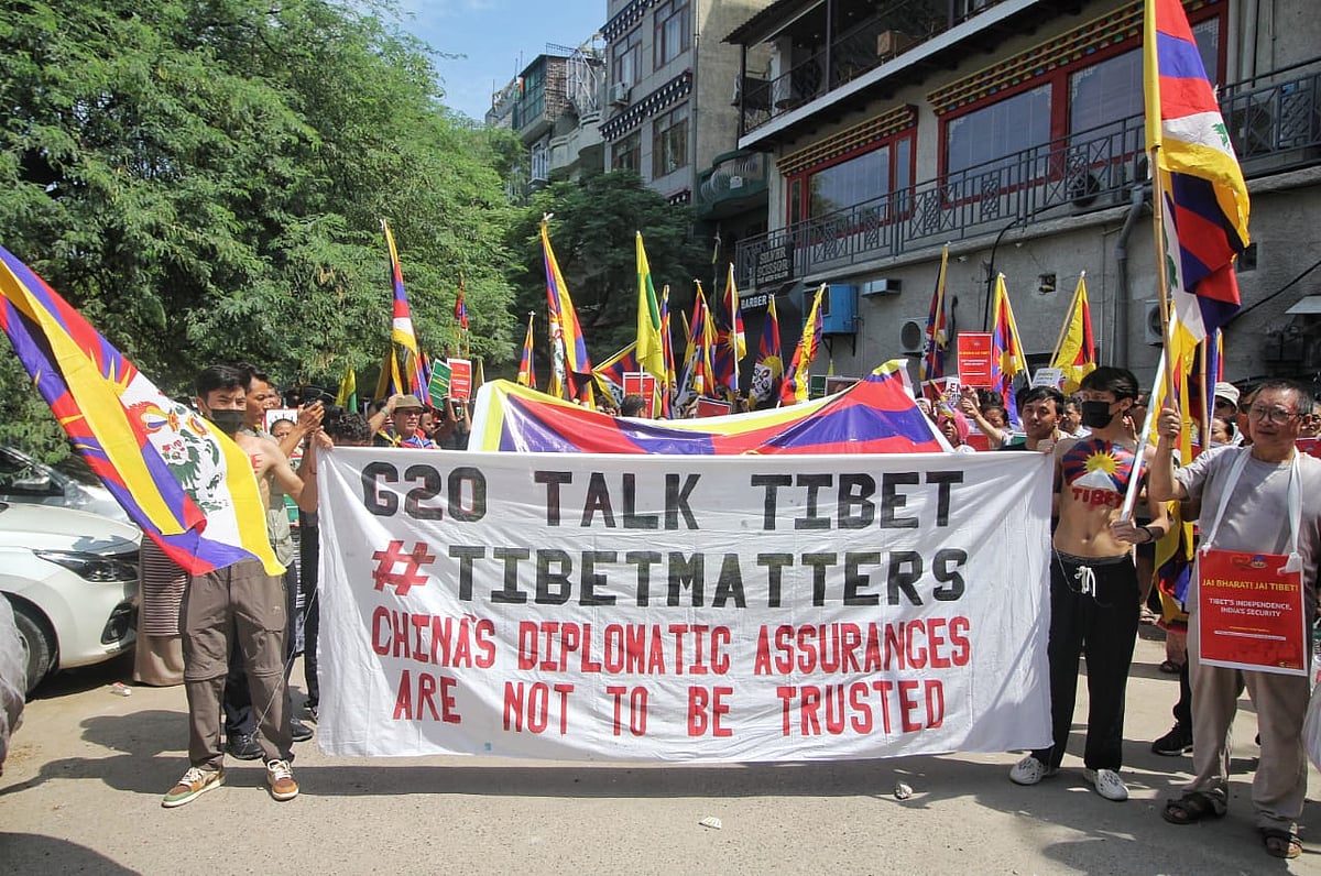 दिल्ली में G-20 समिट से पहले प्रदर्शन, तिब्बती समुदाय ने चीनी सरकार के खिलाफ किया विरोध-प्रदर्शन, देखें तस्वीरें