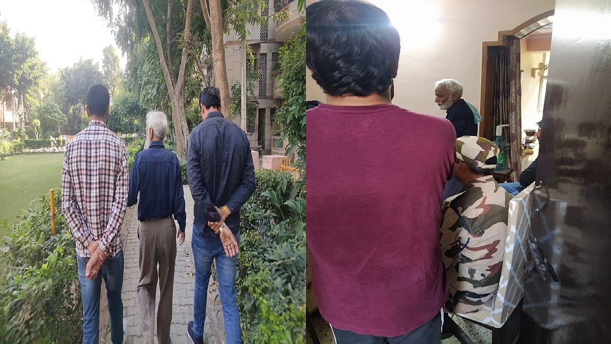 न्यूज़क्लिक के पत्रकारों के ठिकानों पर छापे।