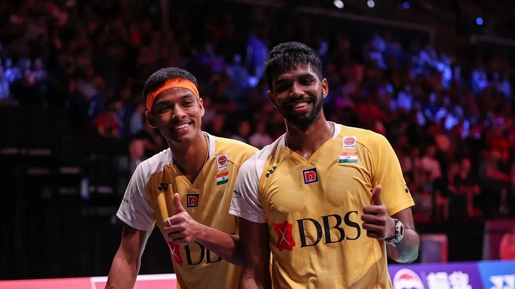 एशियन गेम्स में भारत की सात्विक-चिराग की जोड़ी बैडमिंटन के पुरुष युगल के फाइनल में पहुंची