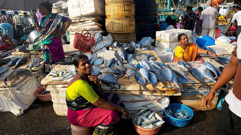 महाराष्ट्र में मछली की खुली बिक्री आम बात है (फोटो - Getty Images)