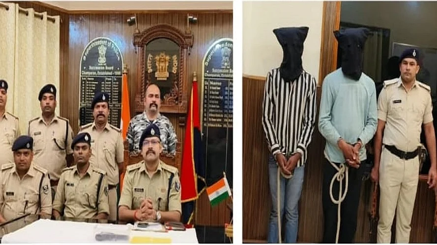 गैंगस्टर लॉरेंस बिश्नोई और बिक्रम बरार गैंग के दो गुर्गे बिहार से गिरफ्तार