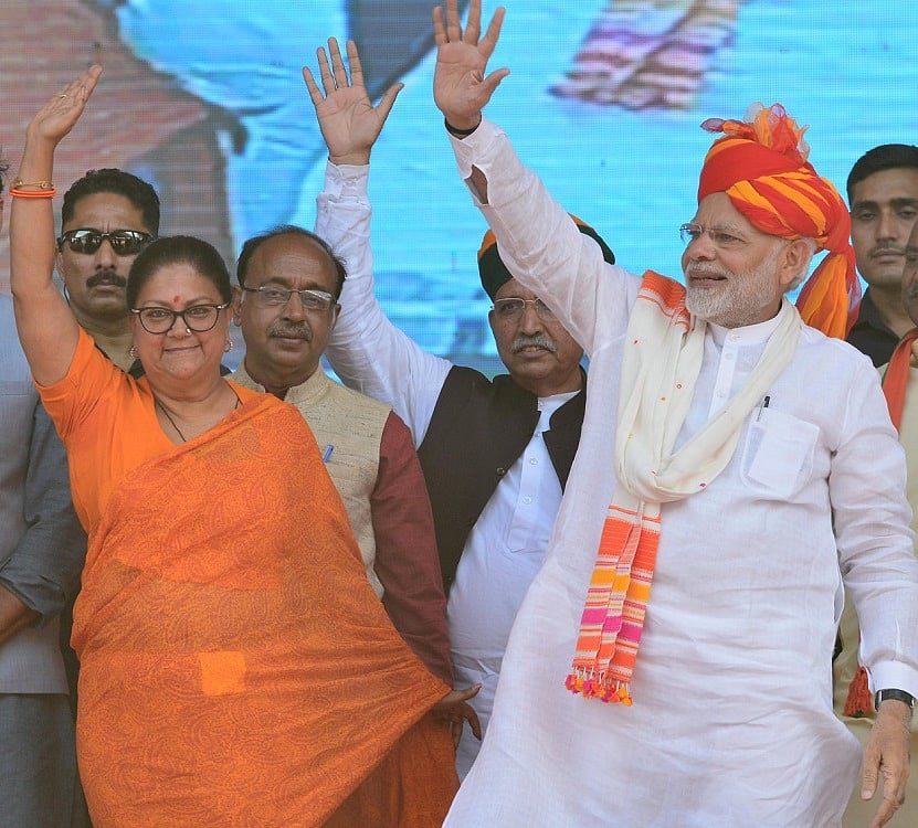 राजस्थान चुनावः BJP को पीएम मोदी की लोकप्रियता पर भरोसा, लेकिन वसुंधरा बनीं बड़ी समस्या