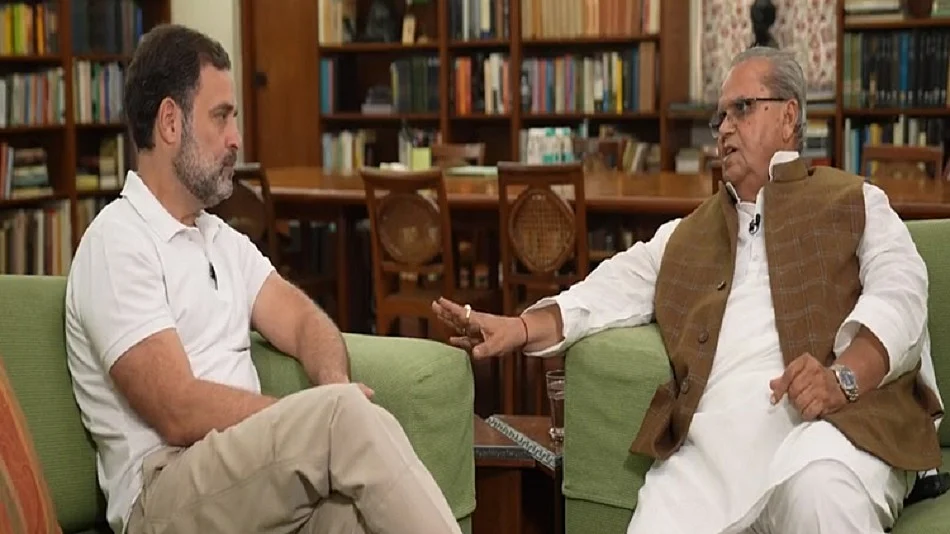 राहुल गांधी ने लिया सत्यपाल मलिक का इंटरव्यू, पुलवामा, किसान और मीडिया पर हुई दिलचस्प बातचीत