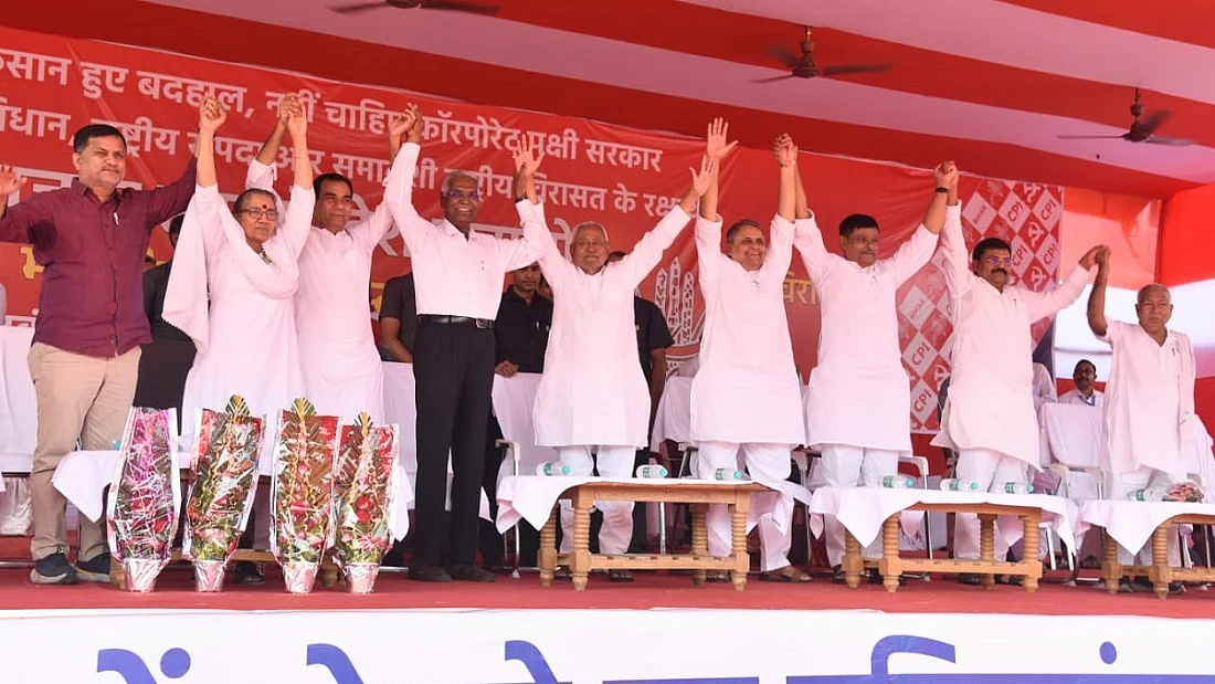 पटना में भाजपा भगाओ, देश बचाओ रैली में गरजे नीतीश-तेजस्वी, 2024 में BJP को  उखाड़ फेंकने का किया आह्वान