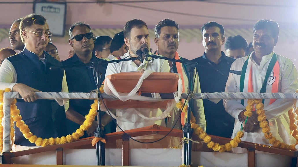 राहुल गांधी ने कहा कि मध्य प्रदेश में कांग्रेस पार्टी का तूफान आने वाला है।