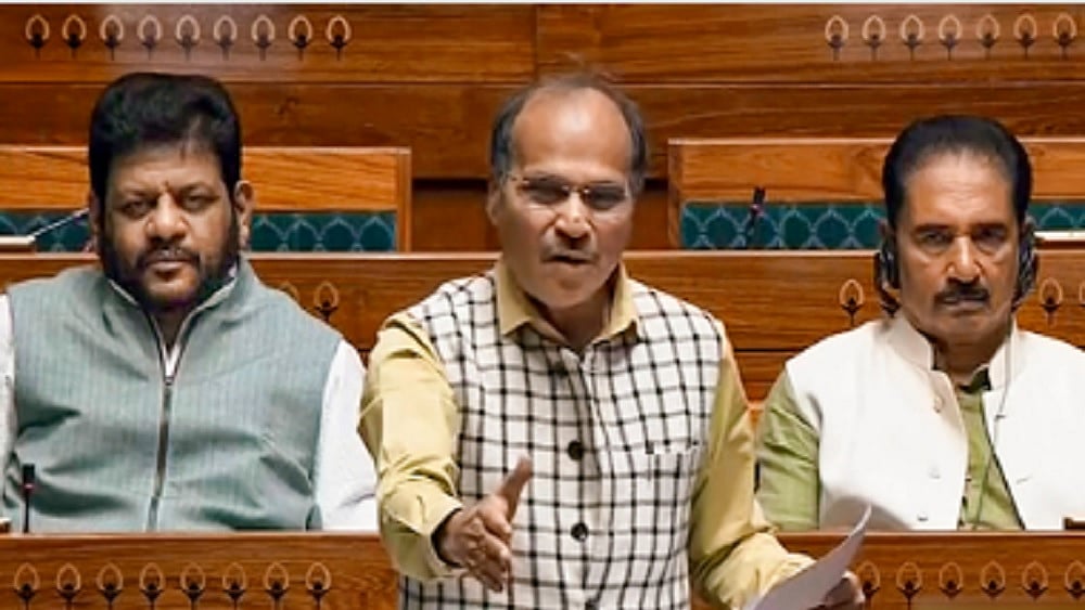अधीर रंजन ने 13 सांसदों का निलंबन रद्द करने के लिए लोकसभा स्पीकर को पत्र लिखा
