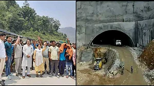 ऋषिकेश-कर्णप्रयाग रेलवे टनल ब्लास्टिंग से आफत, डेढ़ दर्जन मकानों में आई दरारें, लोगों ने किया विरोध प्रदर्शन