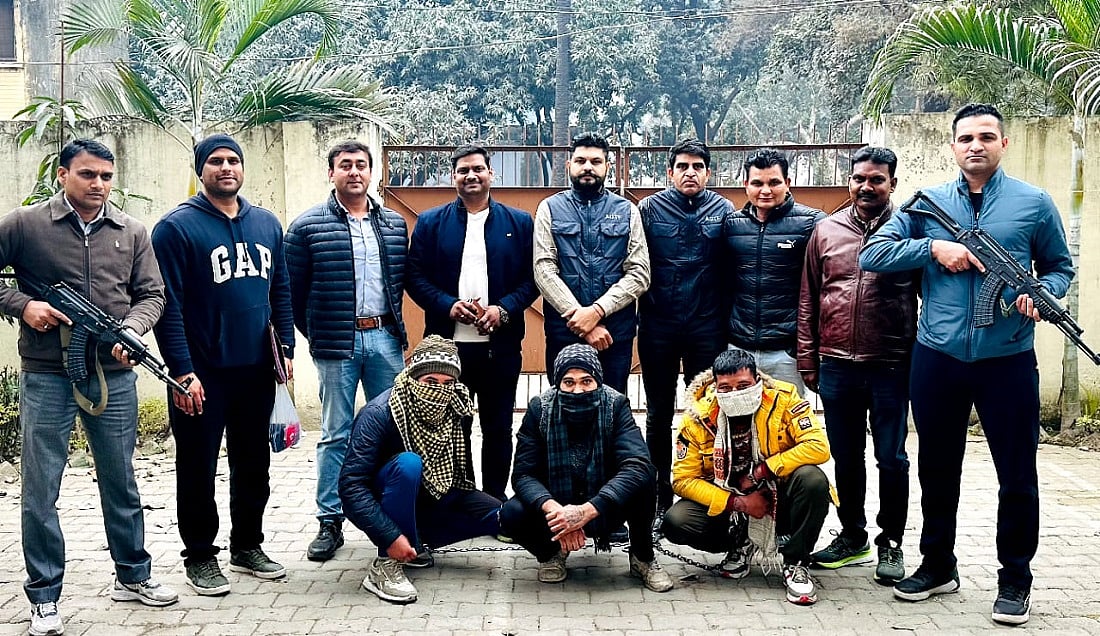 पंजाब पुलिस ने गोरखपुर से गोल्डी बराड़ के 3 गुर्गों को गिरफ्तार किया, चंडीगढ़ के गोलीबारी कांड में थे शामिल