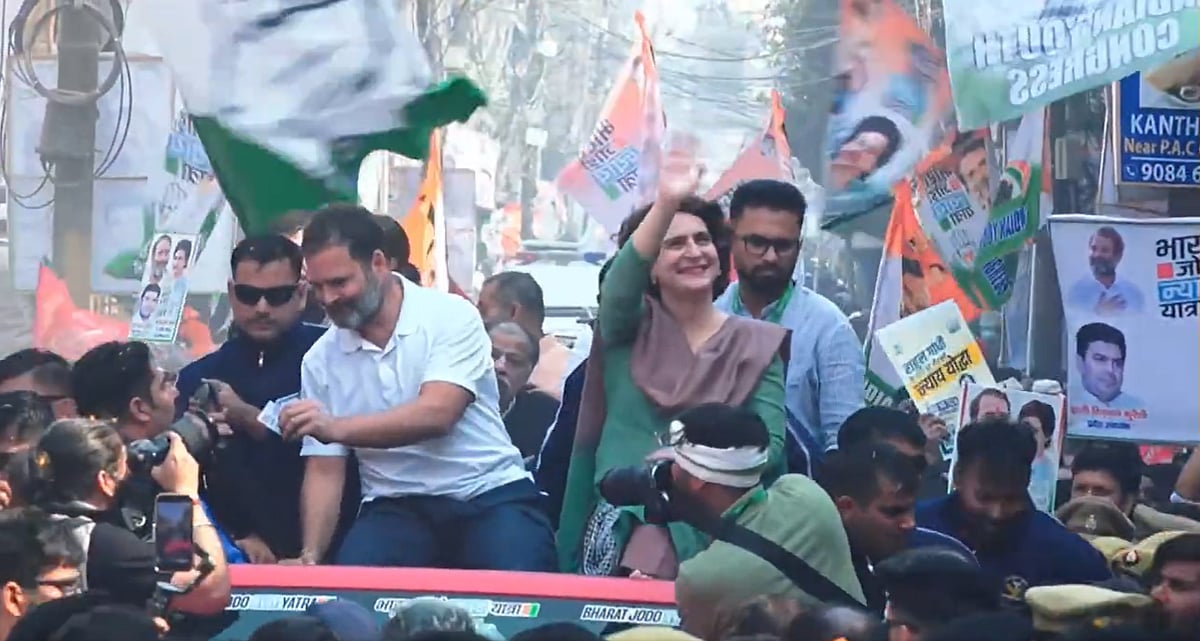 UP: भारत जोड़ो न्याय यात्रा में शामिल हुईं प्रियंका गांधी, बोलीं- 2 साल पहले भी आंदोलन कर रहे थे किसान, आज भी कर रहे