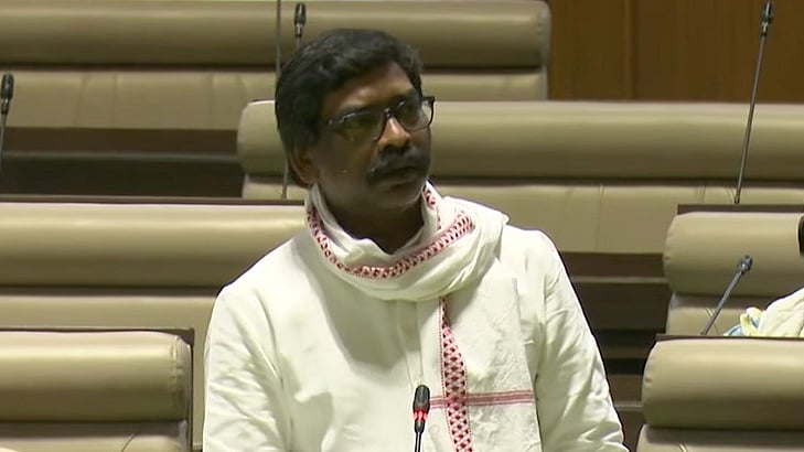 हेमंत सोरेन ने कहा कि मेरी गिरफ्तारी लोकतंत्र का काला अध्याय