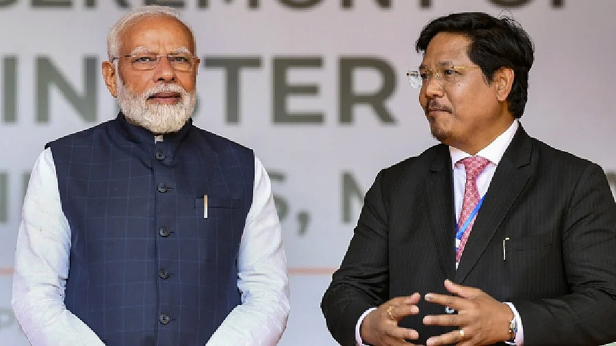 कॉनराड संगमा सरकार में शामिल हुई BJP, मोदी-शाह ने बताया था भ्रष्टतम मुख्यमंत्री