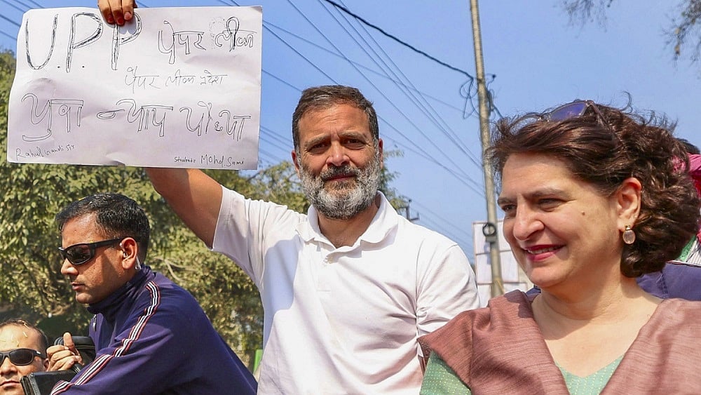 राहुल गांधी ने उत्तर प्रदेश में पेपर लीक के मामले को लेकर बीजेपी पर बड़ा हमला बोला