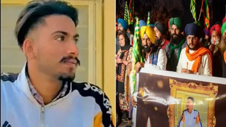 किसान आंदोलन के दौरान मारे गए शुभकरण का बठिंडा में अंतिम संस्कार किया गया