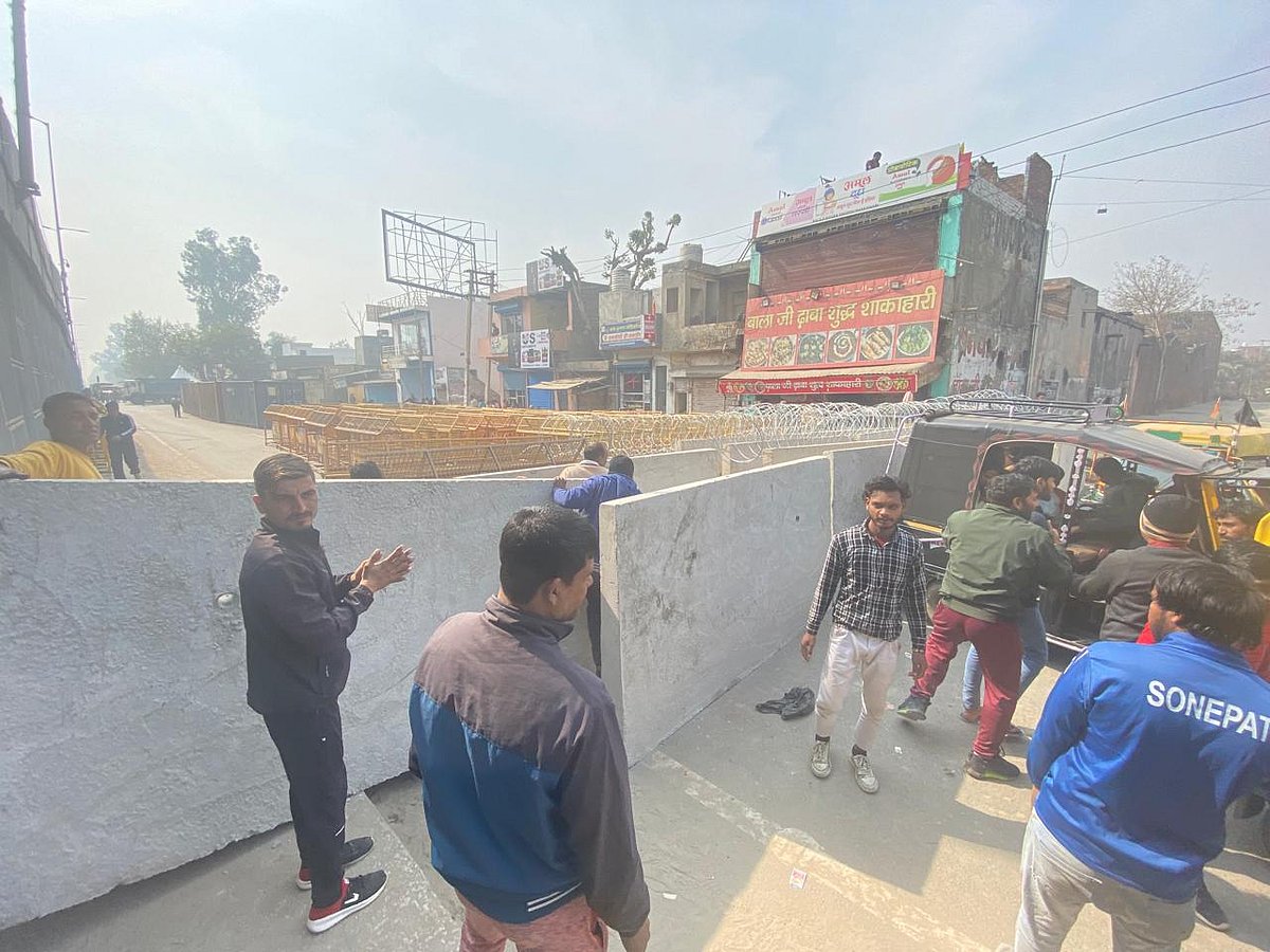 किसानों की हुंकार से डरी सरकार, आंदोलन को देखते हुए छावनी में तब्दील दिल्ली के बॉर्डर, देखें वीडियो 