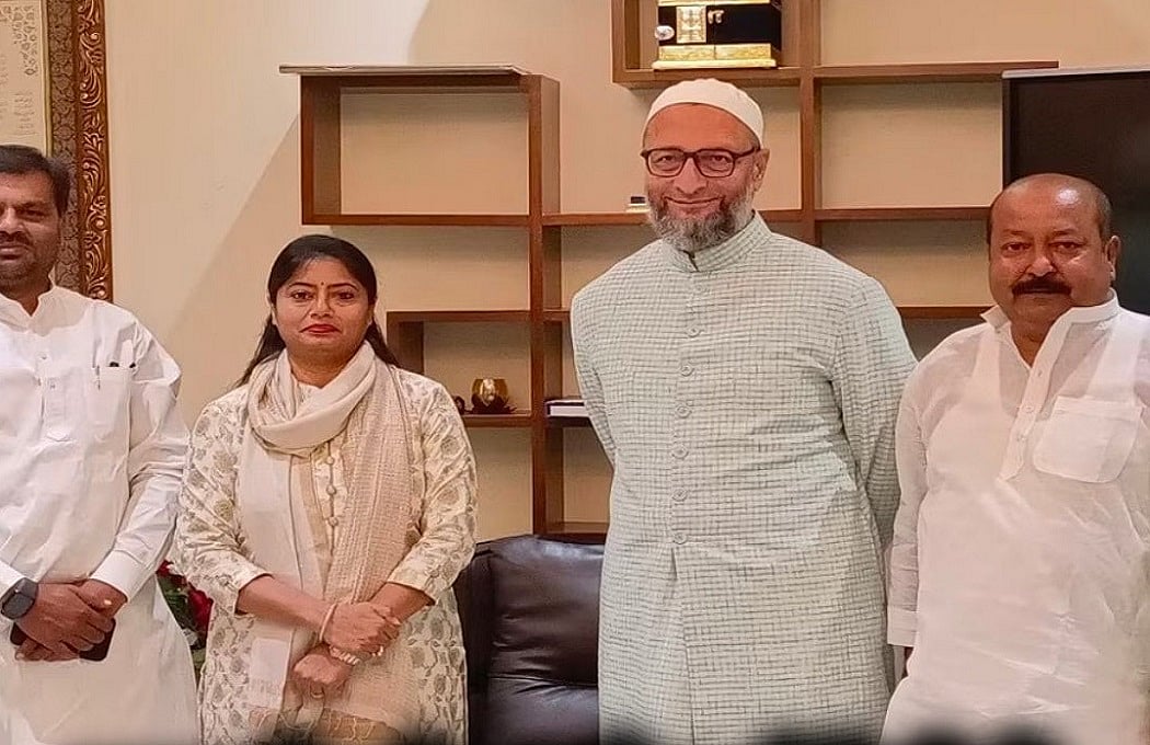 लोकसभा चुनावः UP में अपना दल कमेरावादी का AIMIM के साथ गठबंधन, पल्लवी पटेल और ओवैसी ने की घोषणा