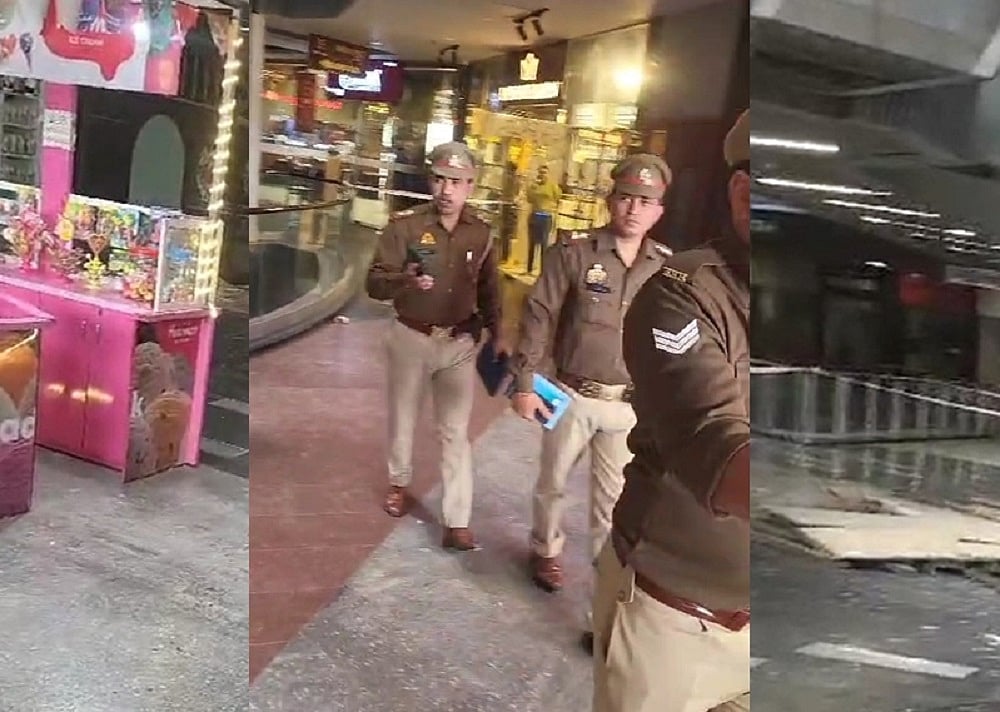 ग्रेटर नोएडा के ब्लू सफायर मॉल में बड़ा हादसा, छत की ग्रिल गिरने से घूमने आए दो लोगों की मौत