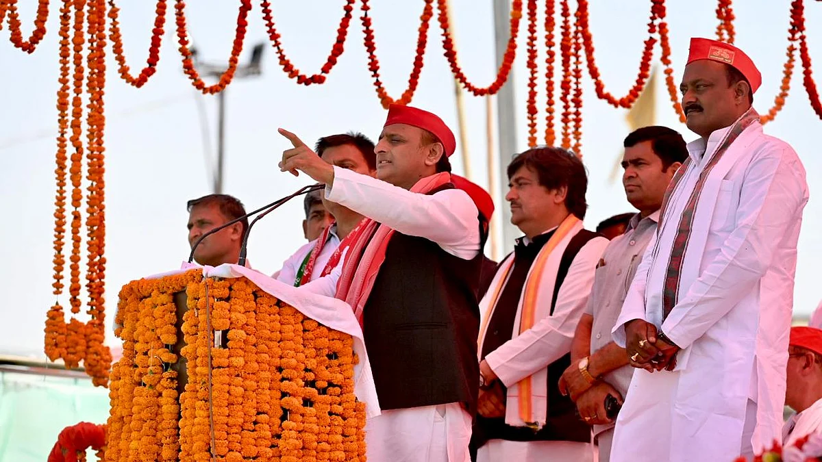 अखिलेश यादव ने कहा कि बीजेपी ने देश के भ्रष्टाचारियों, अपराधियों, माफिया को अपने गोदाम में रख लिया है।