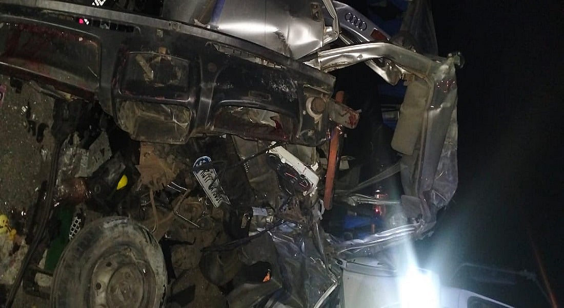 राजस्थान के झालावाड़ में सड़क हादसे में 9 की मौत, बारात से लौट रही वैन और ट्रक में सीधी  टक्कर से मचा कोहराम