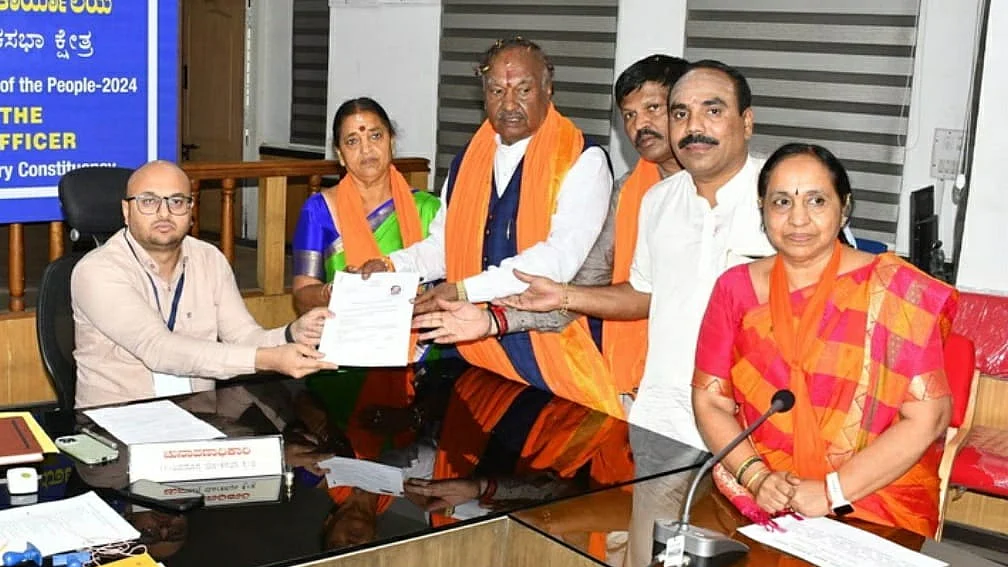नहीं माने ईश्वरप्पा, BJP से किया बगावत, शिवमोग्गा से निर्दलीय भरा नामांकन