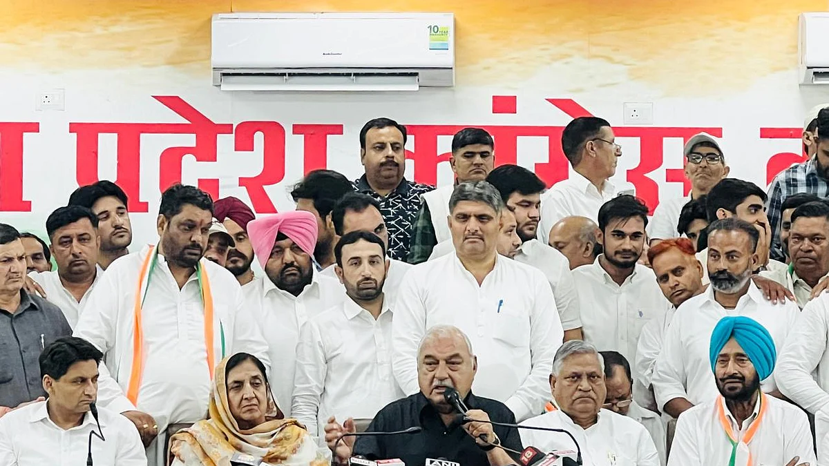 हरियाणाः JJP के पूर्व प्रदेश प्रमुख समेत अन्य नेता कांग्रेस में शामिल, हुड्डा बोले- राज्य की सभी 10 सीट जीतेंगे