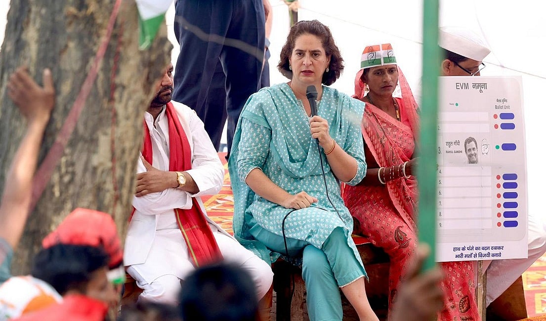 हमारे घोषणापत्र के खिलाफ दुष्प्रचार कर रही BJP, प्रधानमंत्री अपने पद की गरिमा भूलेः प्रियंका गांधी