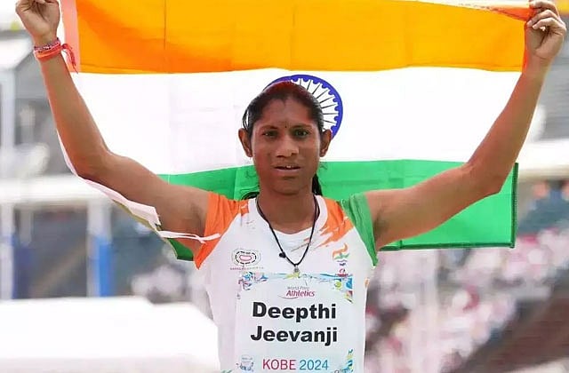 विश्व पैरा चैंपियनशिप में भारत का जलवा, 400 मीटर टी20 दौड़ में दीप्ति ने जीता गोल्ड मेडल