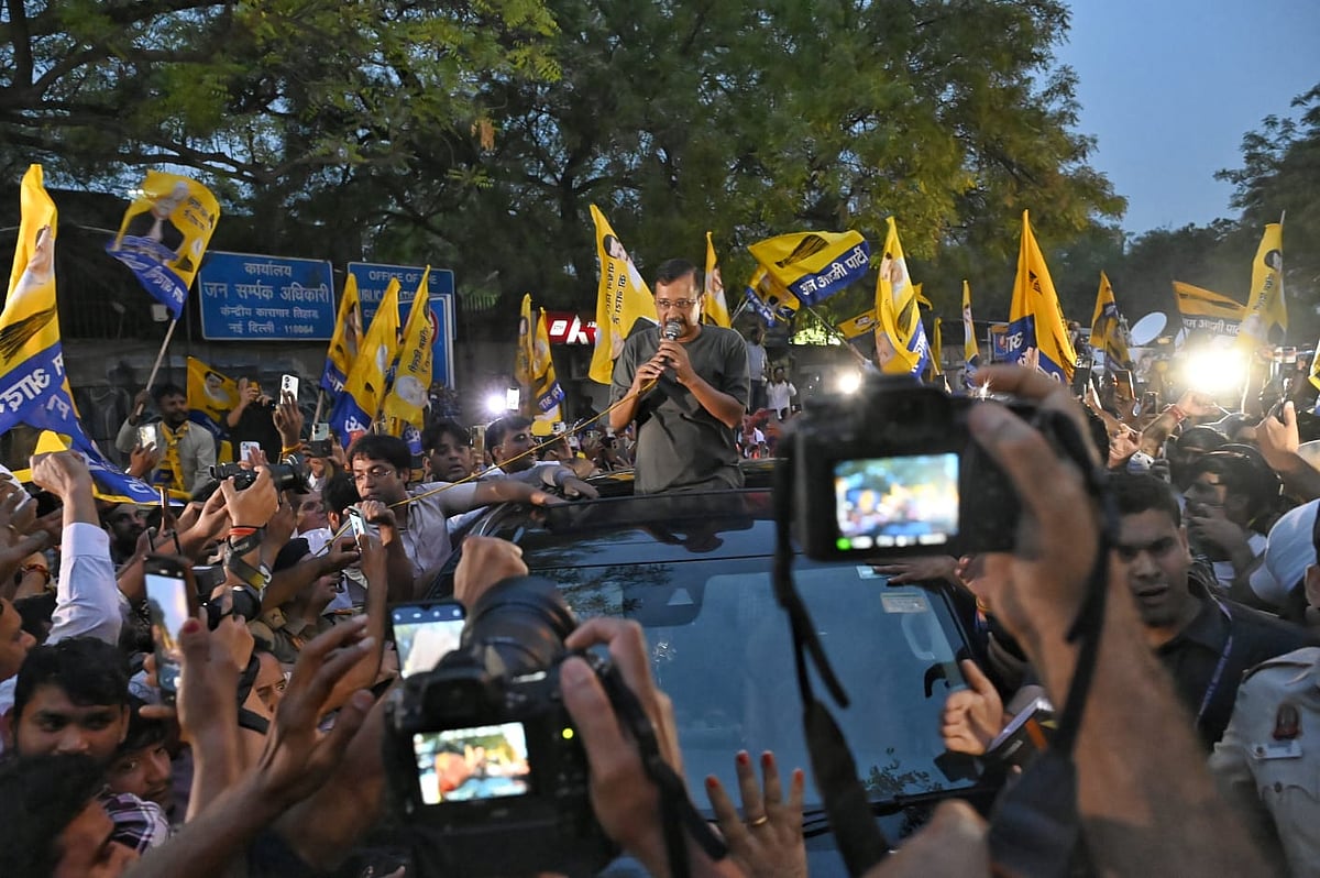 40 दिन बाद केजरीवाल जेल से हुए रिहा, बोले- 140 करोड़ लोगों को तानाशाही के खिलाफ एक साथ लड़ना होगा