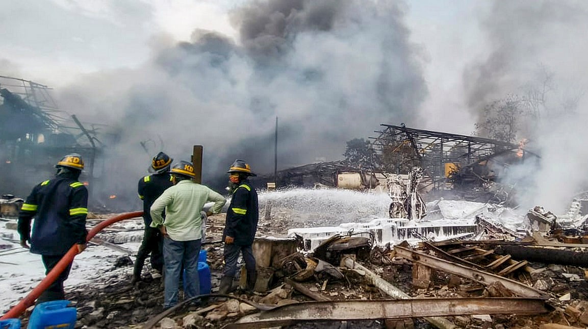 महाराष्ट्र के ठाणे में केमिकल फैक्ट्री में बॉयलर फटने से लगी भीषण आग, 7 मजदूरों की मौत, 48 अन्य घायल