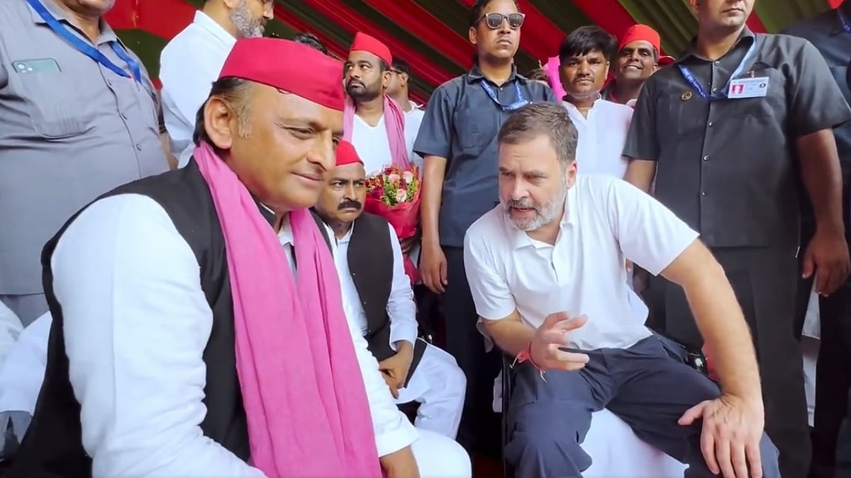राहुल-अखिलेश की अनोखी जनसभा, माइक खराब लेकिन देश की वर्तमान दशा-दिशा और भविष्य पर खूब हुई चर्चा, देखें वीडियो