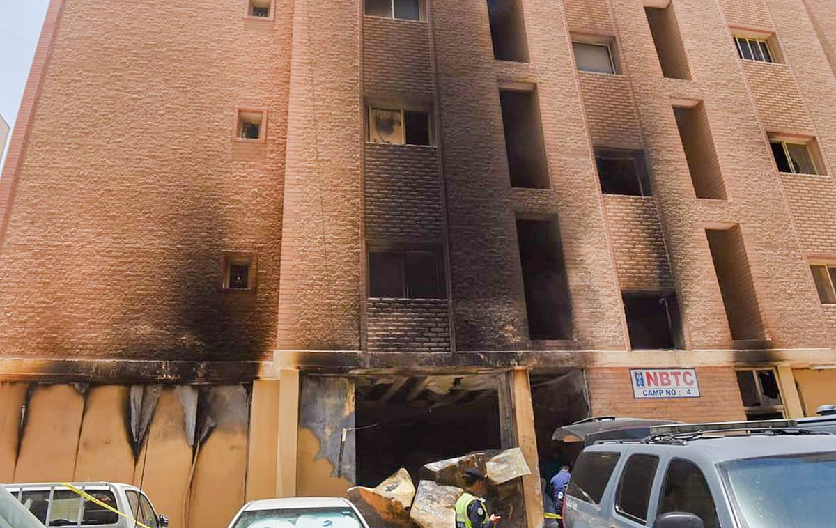 कुवैत की इमारत में लगी भीषण आग, 41 लोग जिंदा जले, 50 लोग घायल, मरने वालों में कई भारतीय भी शामिल
