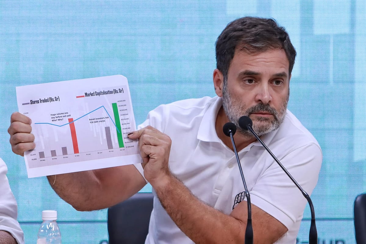 राहुल गांधी ने समझाई स्टॉक मार्केट की क्रोनोलॉजी, कहा- ये देश का सबसे बड़ा घोटाला, JPC जांच की मांग