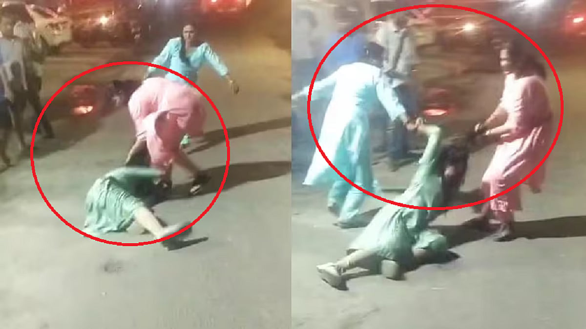 UP: पत्नी ने पति को गर्लफ्रेंड के साथ रंगे हाथों रेस्टोरेंट में पकड़ा, बीच सड़क पर खींचकर ले आई, जमकर की पिटाई