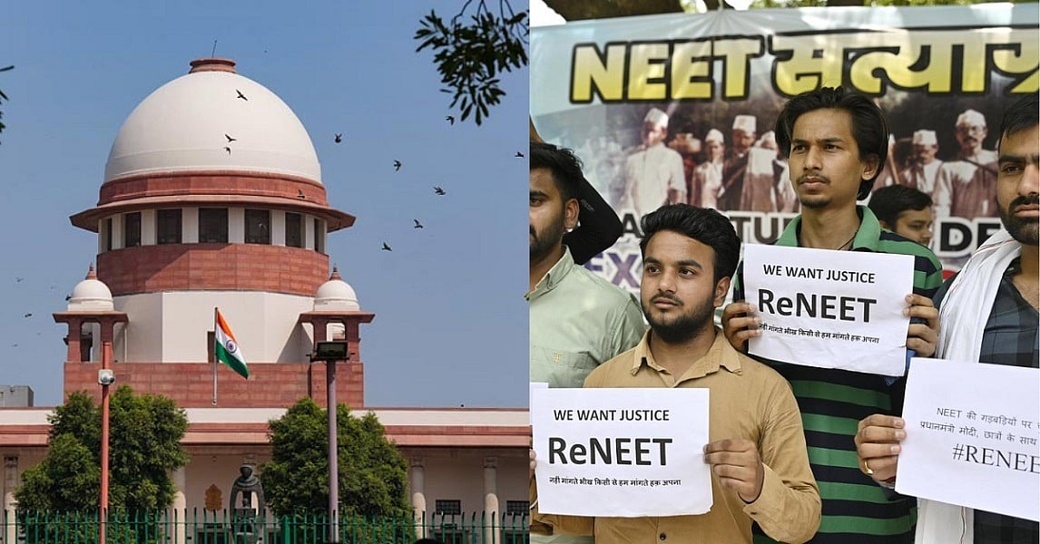 सुप्रीम कोर्ट ने नीट परीक्षा रद्द करने की मांग पर केंद्र, NTA को भेजा नोटिस, हाईकोर्ट में सुनवाई पर लगाई रोक