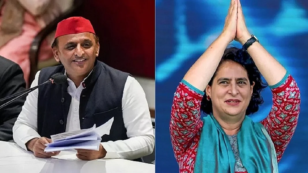 प्रियंका गांधी ने यूपी में शानदार प्रदर्शन के लिए अखिलेश यादव को दी बधाई
