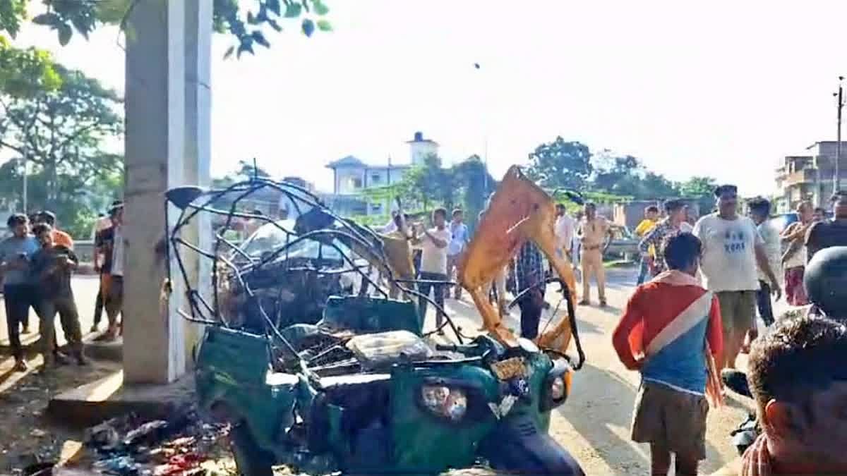 बिहार के बेगूसराय में भीषण सड़क हादसा, कार-ऑटो की टक्कर 5 लोगों की दर्दनाक मौत, 3 घायल