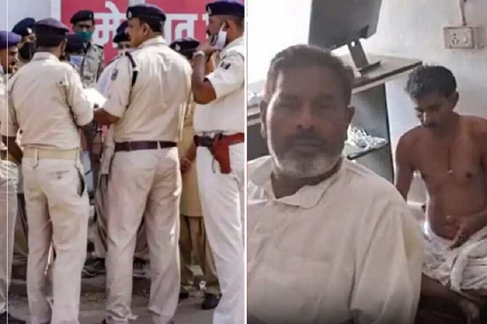 बिहार में पूर्व मंत्री गए थे जमीन कब्जाने, पुलिस ने हथियारों के साथ पांच लोगों को किया गिरफ्तार
