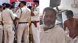 बिहार में पूर्व मंत्री गए थे जमीन कब्जाने, पुलिस ने हथियारों के साथ पांच लोगों को किया गिरफ्तार