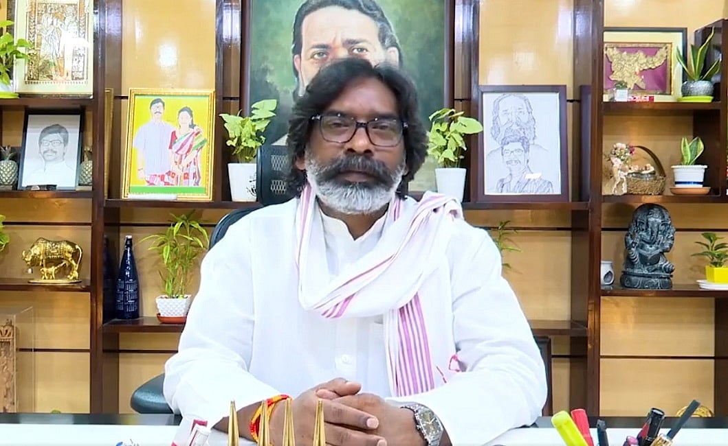 साजिश करके जेल भेजा गया था, लंबी लड़ाई लड़कर आपके सामने हूं- सीएम बनने पर गरजे हेमंत सोरेन