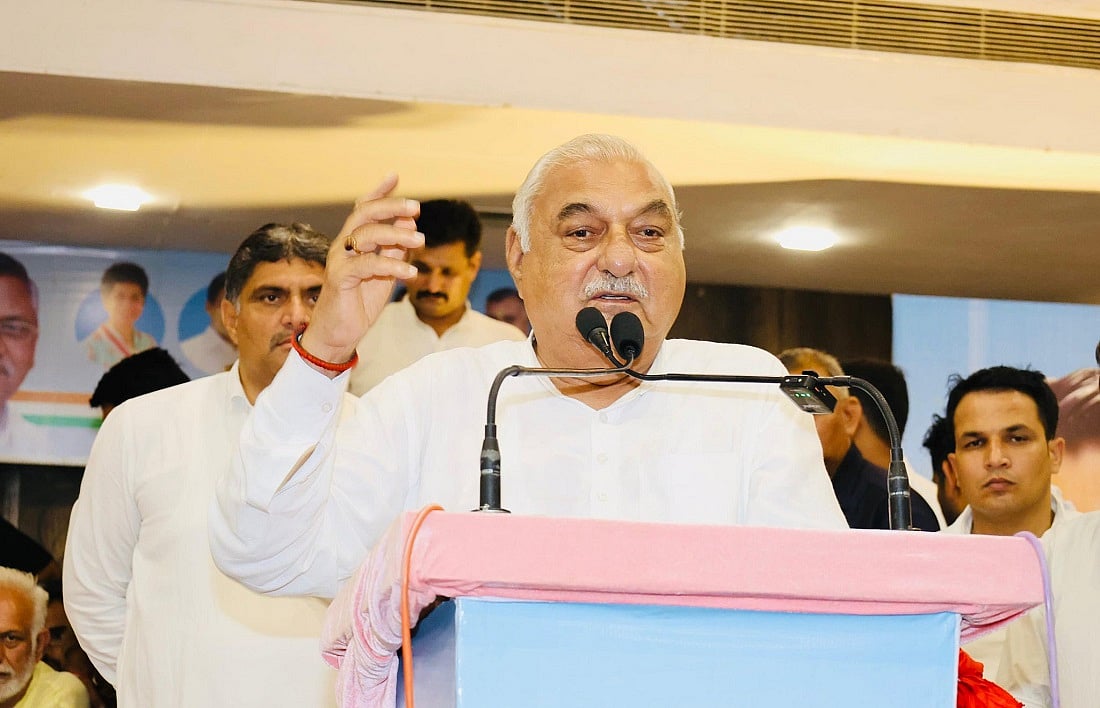 देश का सबसे असुरक्षित राज्य बना हरियाणा, कांग्रेस की सरकार आते ही बदमाशों को खदेड़ा जाएगाः भूपेंद्र हुड्डा
