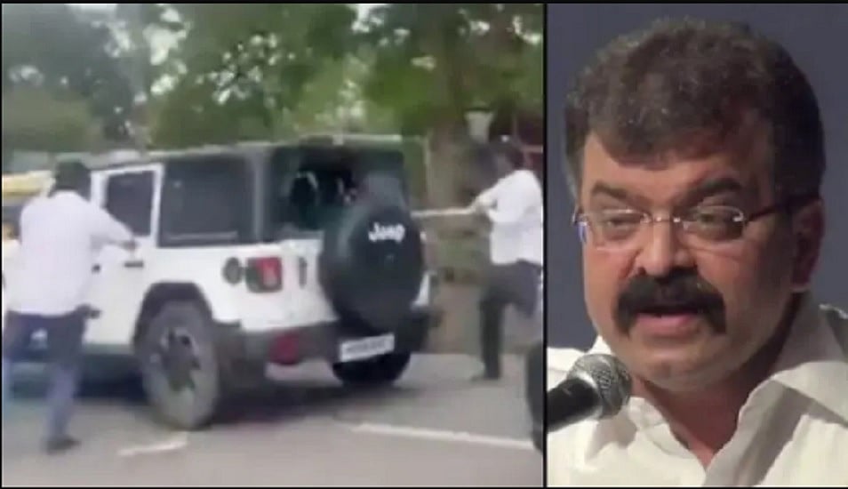 महाराष्ट्रः शरद पवार की NCP के नेता जितेंद्र आव्हाड की गाड़ी पर हमला, आरोपी फरार, पुलिस जांच में जुटी