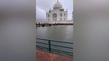 आगरा में लगातार बारिश से बेहाल ताजमहल, मुख्य गुंबद से पानी का रिसाव, ASI अलर्ट, जांच के लिए पहुंची