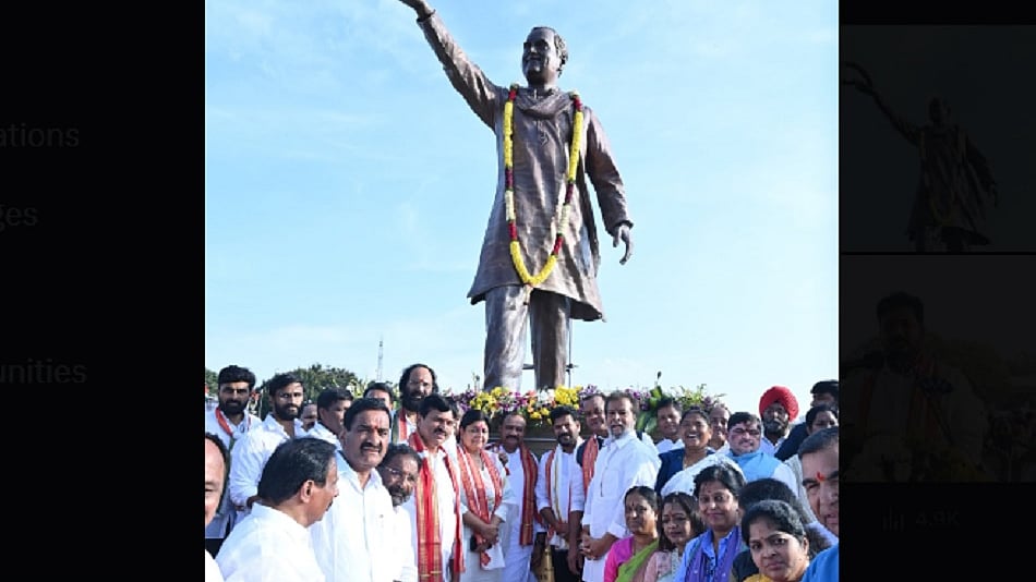 सीएम रेवंत रेड्डी ने सचिवालय के सामने राजीव गांधी की प्रतिमा का उद्घाटन किया, BRS को दी ये चुनौती