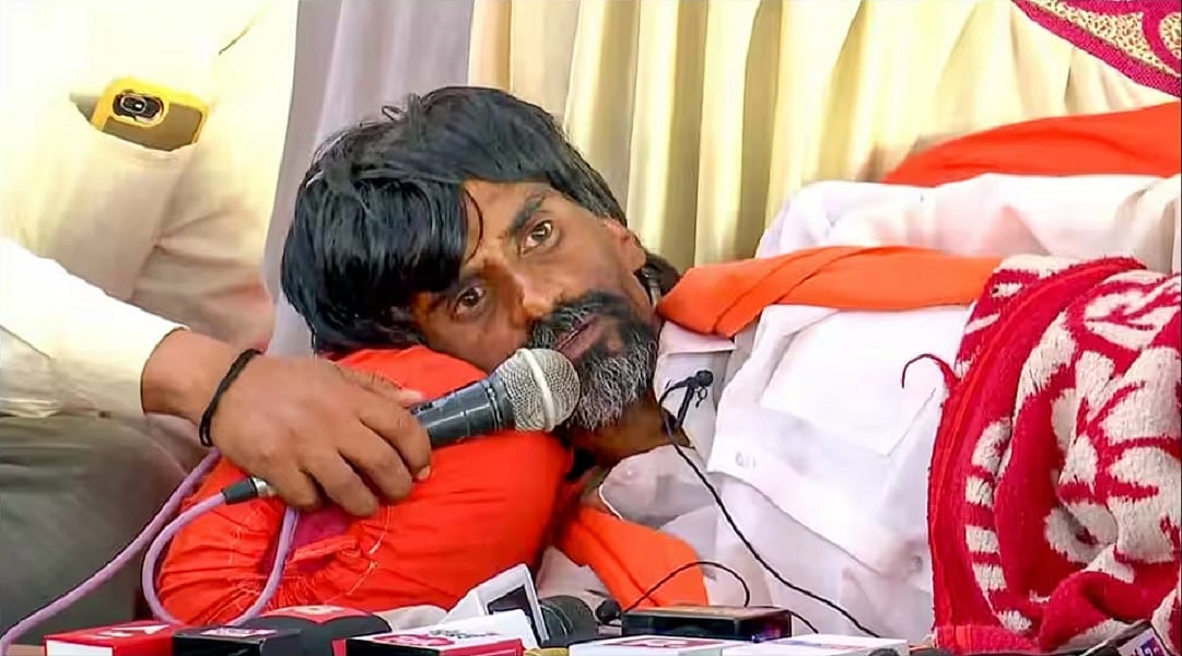 मराठा आरक्षण आंदोलन: जरांगे बोले-  अगर सरकार मेरी मांगें नहीं मानी तो  सोमवार से पानी भी नहीं लूंगा