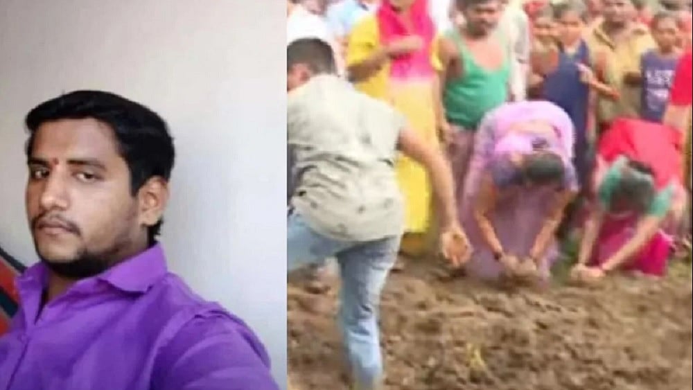 बदलापुर में यौन उत्पीड़न के आरोपी अक्षय शिंदे के अंतिम संस्कार में हंगामा, आक्रोशित लोगों ने कब्र पाटी