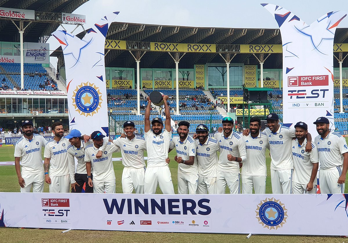 खेल: कई विश्व रिकॉर्ड का गवाह बना कानपुर टेस्ट मैच, भारत ने WTC तालिका में शीर्ष पर अपना स्थान भी किया मजबूत